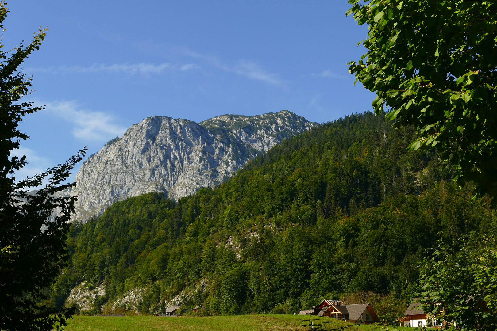 Der Backenstein von Gössl aus aufgenommen