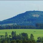 Der Bärenstein von der Anhöhe bei Himmlisch Heer aus gesehen