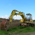 der Bagger am Spühlfeld ... 