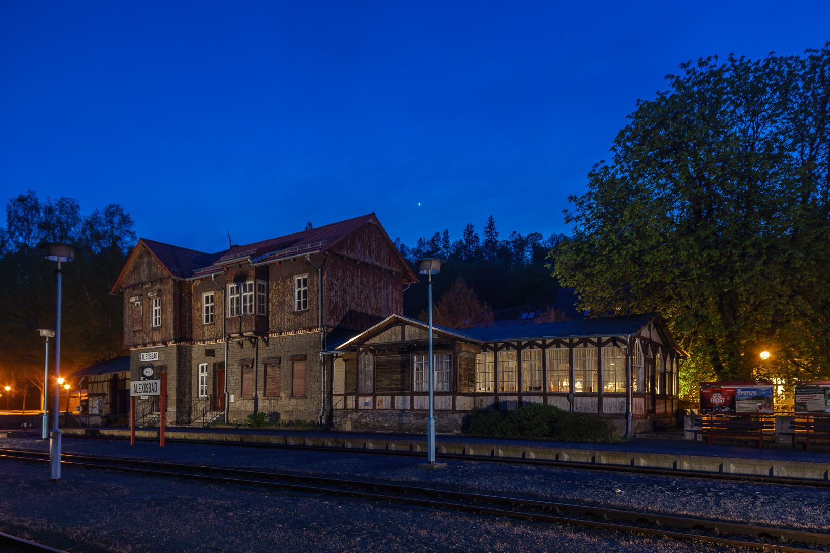 Der Bahnhof Alexisbad (2)