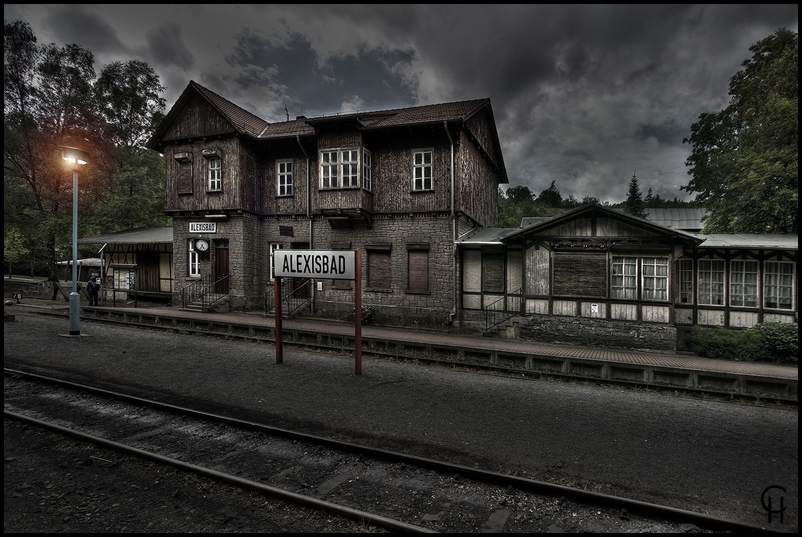 Der Bahnhof Alexisbad im Selketal