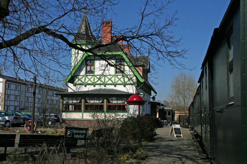 Der Bahnhof Burg der ehem. Spreewaldbahn Foto & Bild | deutschland ...