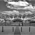 Der Bahnhof Estação do Oriente...