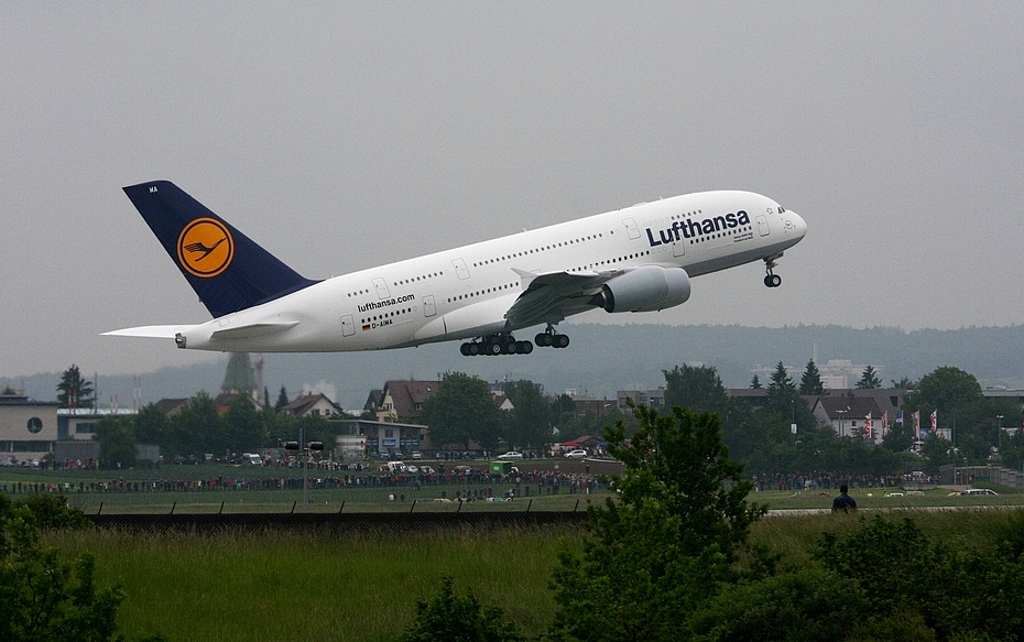 der "Bahnhof" für den A 380-800 war groß