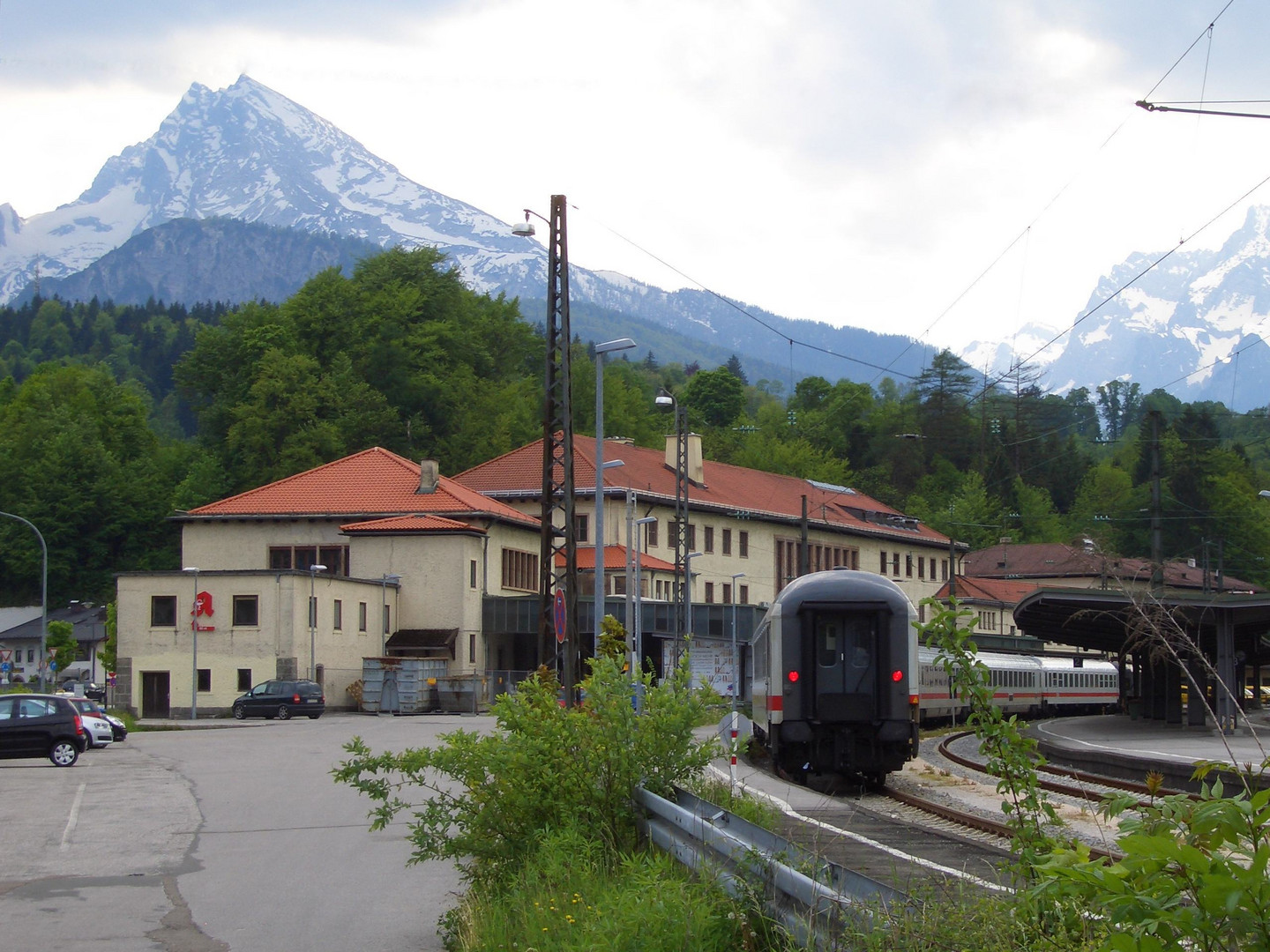 Der Bahnhof in Berchtesgaden