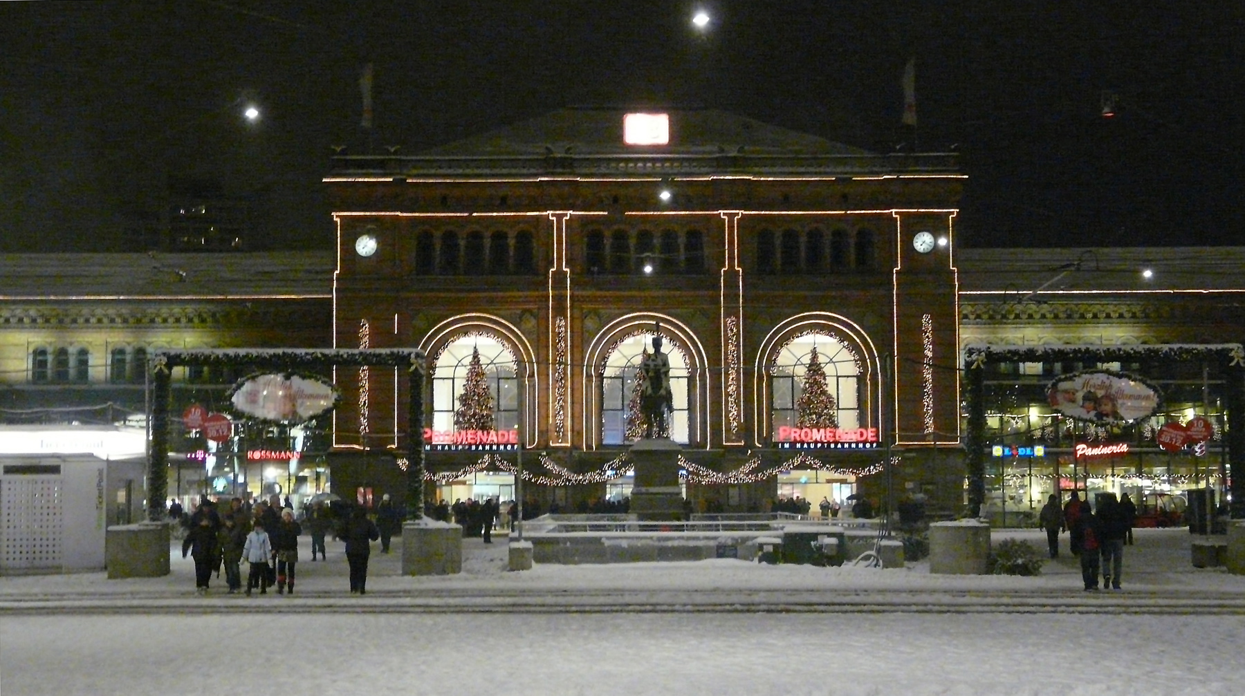 Der Bahnhof in Hannover