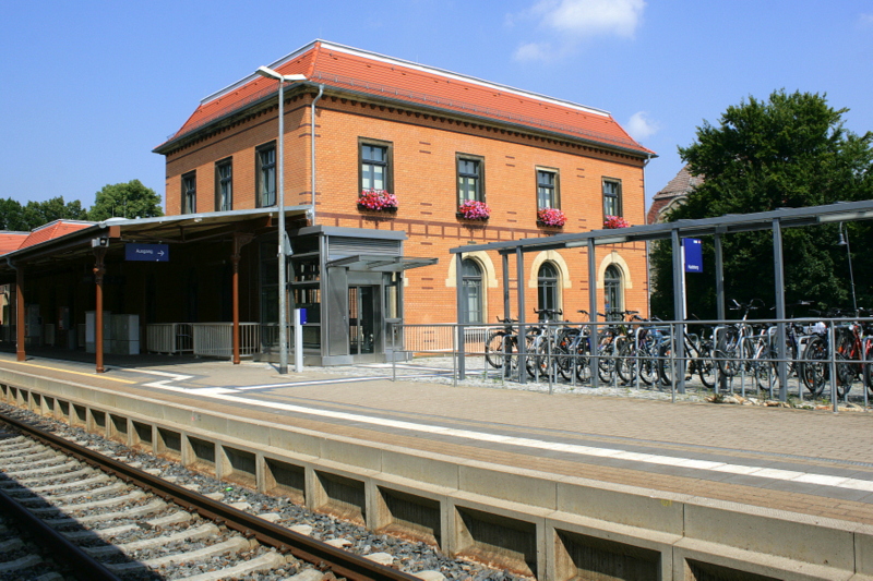 Der Bahnhof in Radeberg