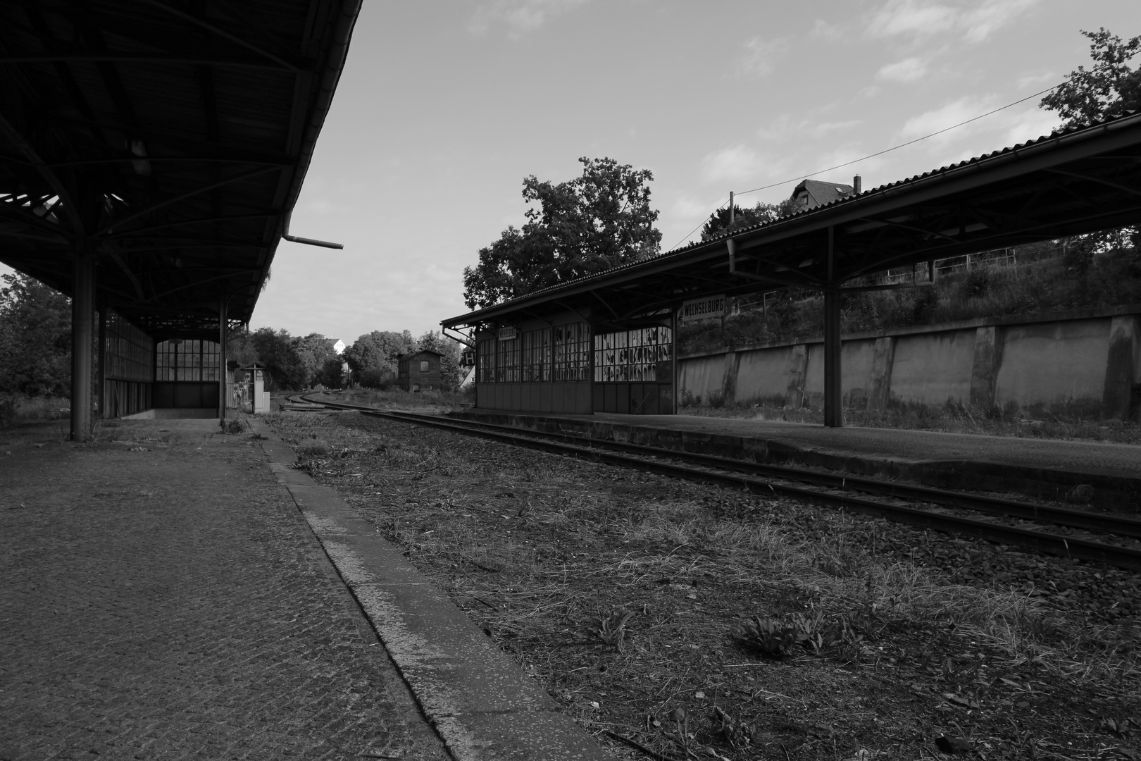 Der Bahnhof in Wechselburg