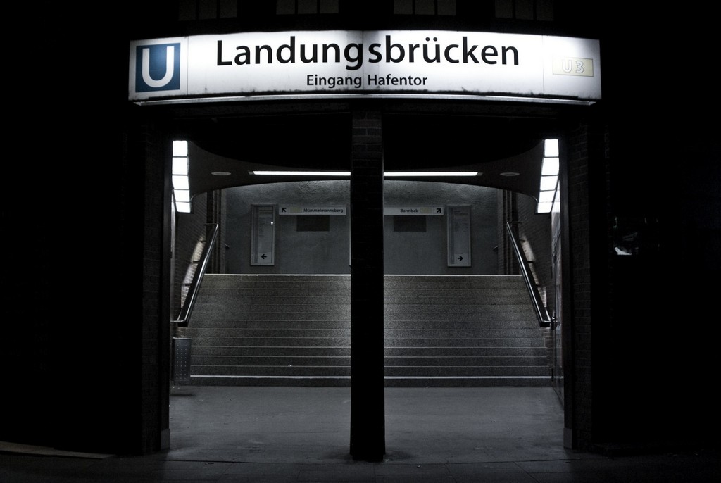 Der Bahnhof  Landungsbrücken 