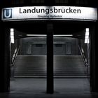 Der Bahnhof  Landungsbrücken 