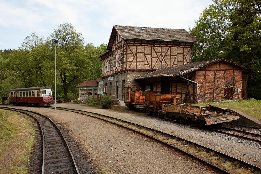 Der Bahnhof Mägdesprung