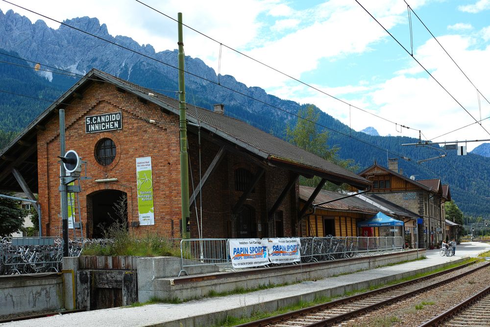 Der Bahnhof S.Candito/ Innichen