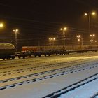 Der Bahnhof Selzthal bei Nacht