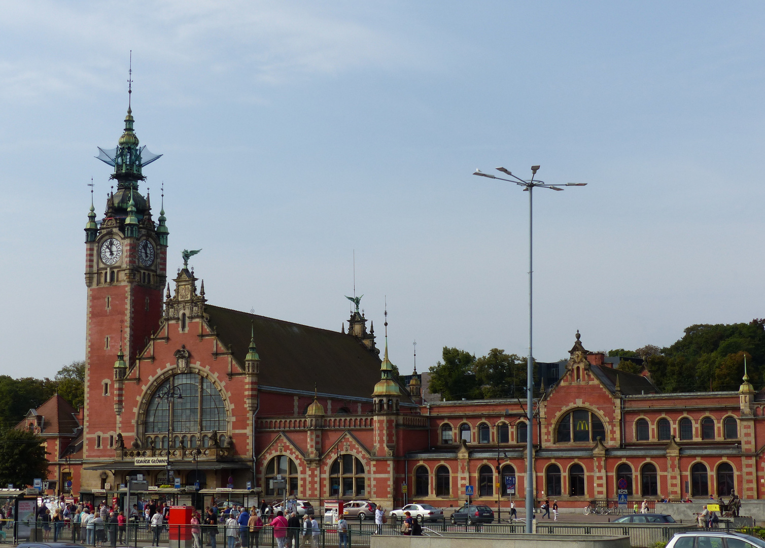 Der Bahnhof von Danzig