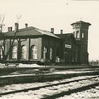 Der Bahnhof von Kempen (Warthe) 1941