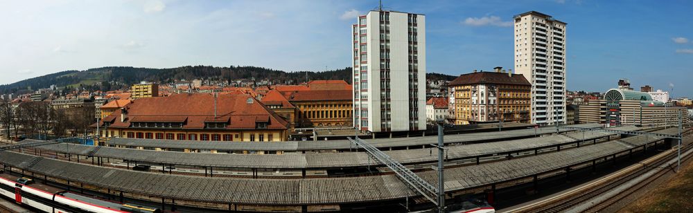 Der Bahnhof von La Chaux-de-Fonds