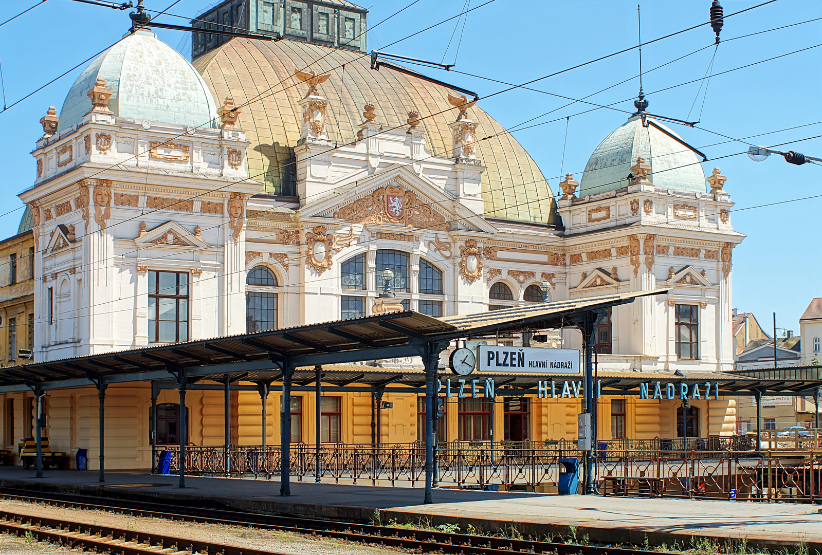 Der Bahnhof von Pilsen