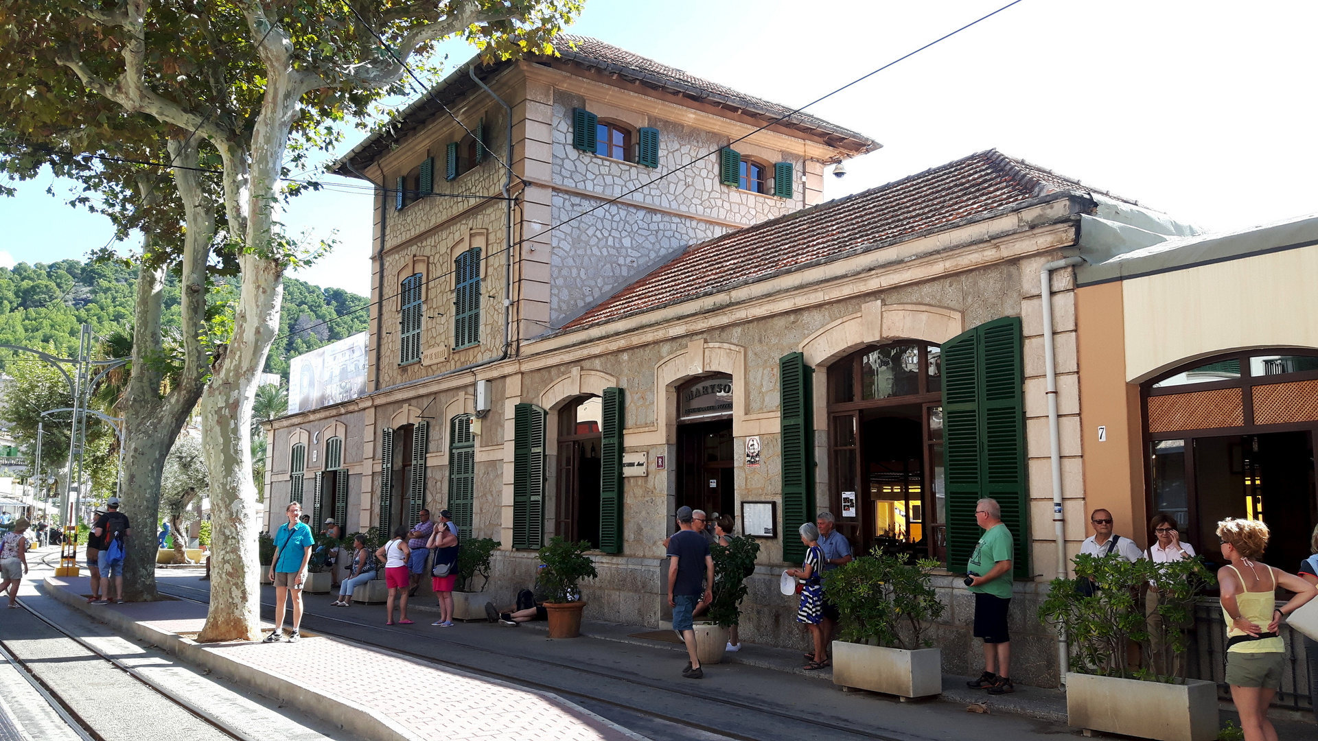 Der Bahnhof von Port de Soller 