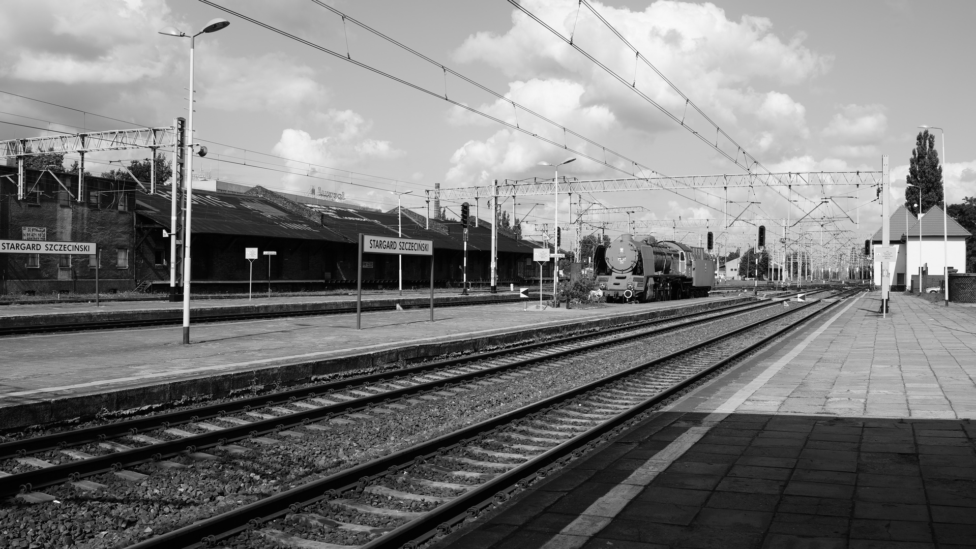 Der Bahnhof von Stargard (Szczecinski)