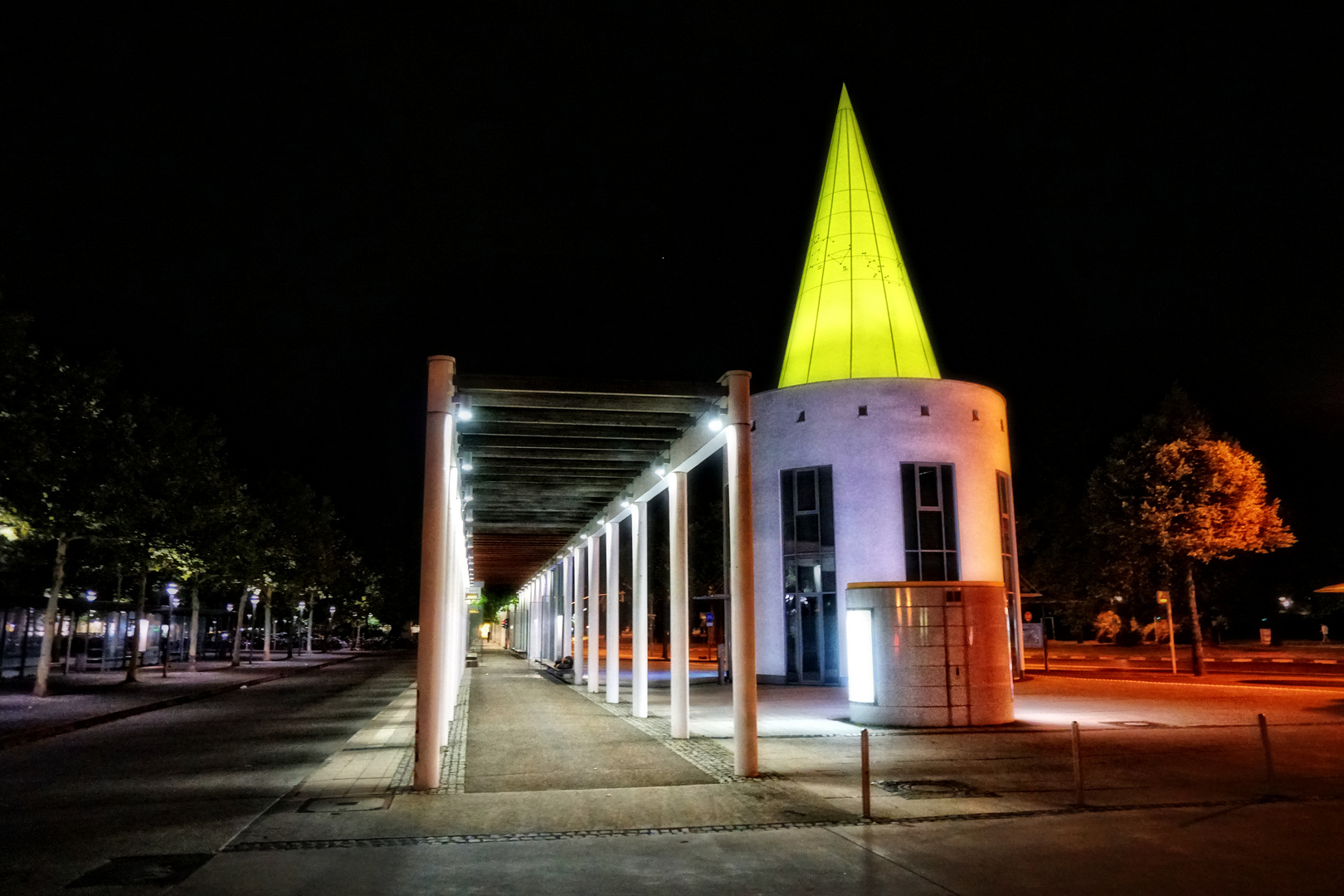 Der Bahnhofsvorplatz in Göttingen ...