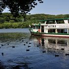 Der Baldeneysee - im Hintergrund der Förderturm von Zeche Carl Funke