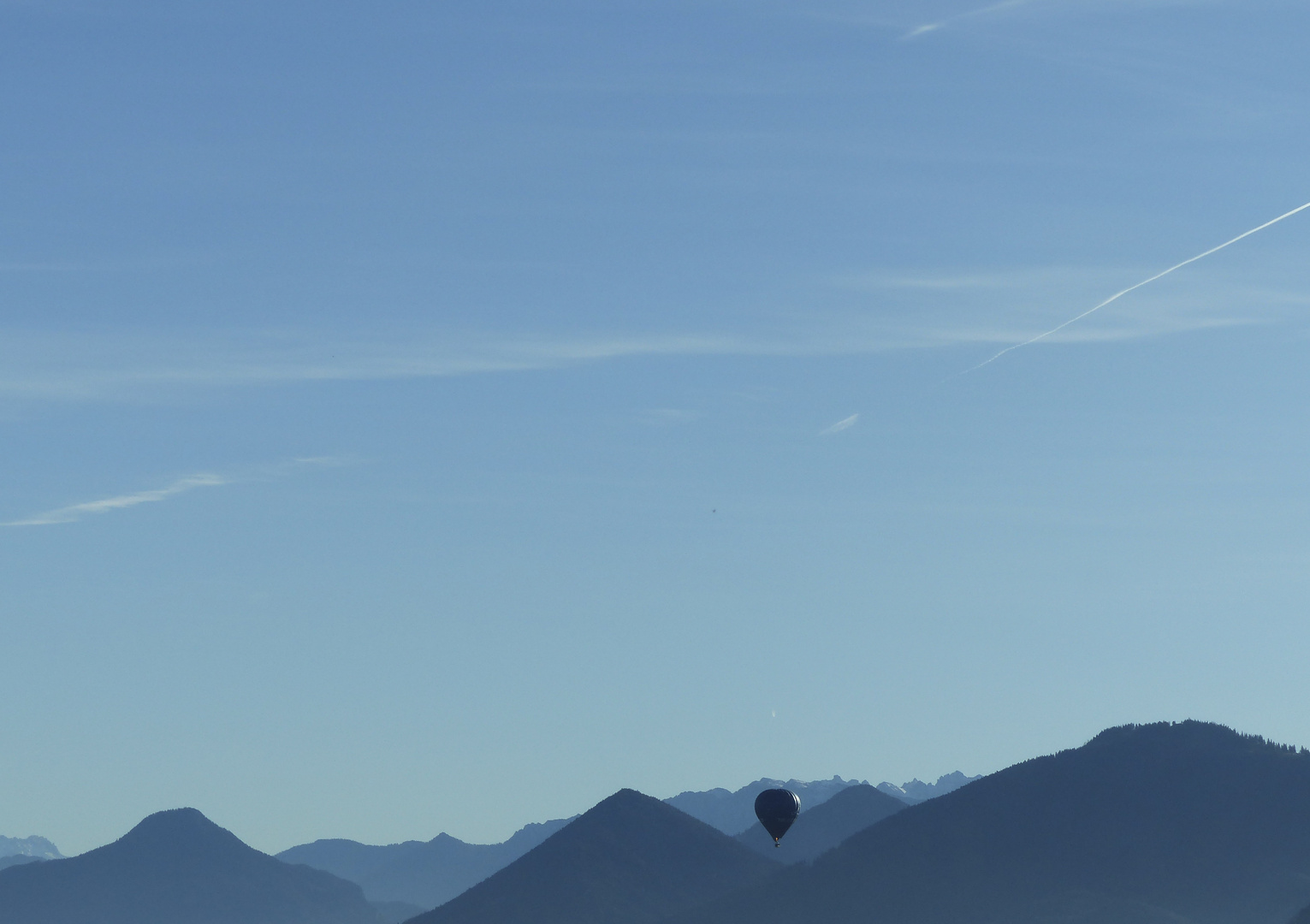 der ballon und die berge 2