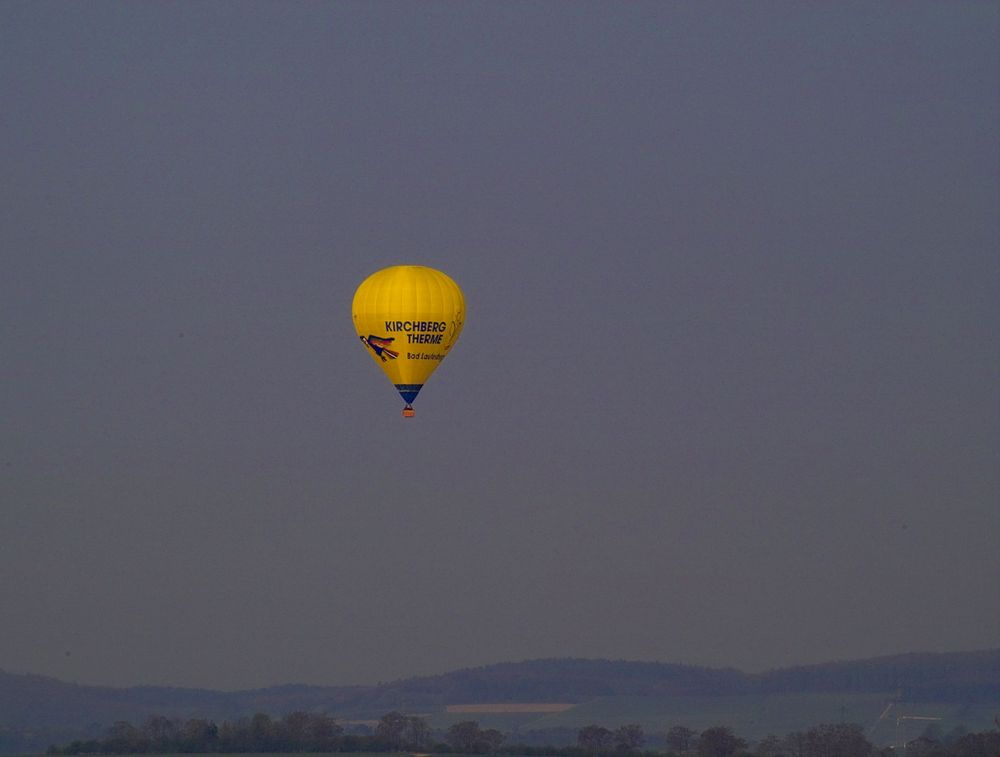 Der Ballon vermittelt Ruhe !