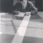 Der Bankkaufmann - um 1946 - Zahlenkolonnen am laufenden Meter