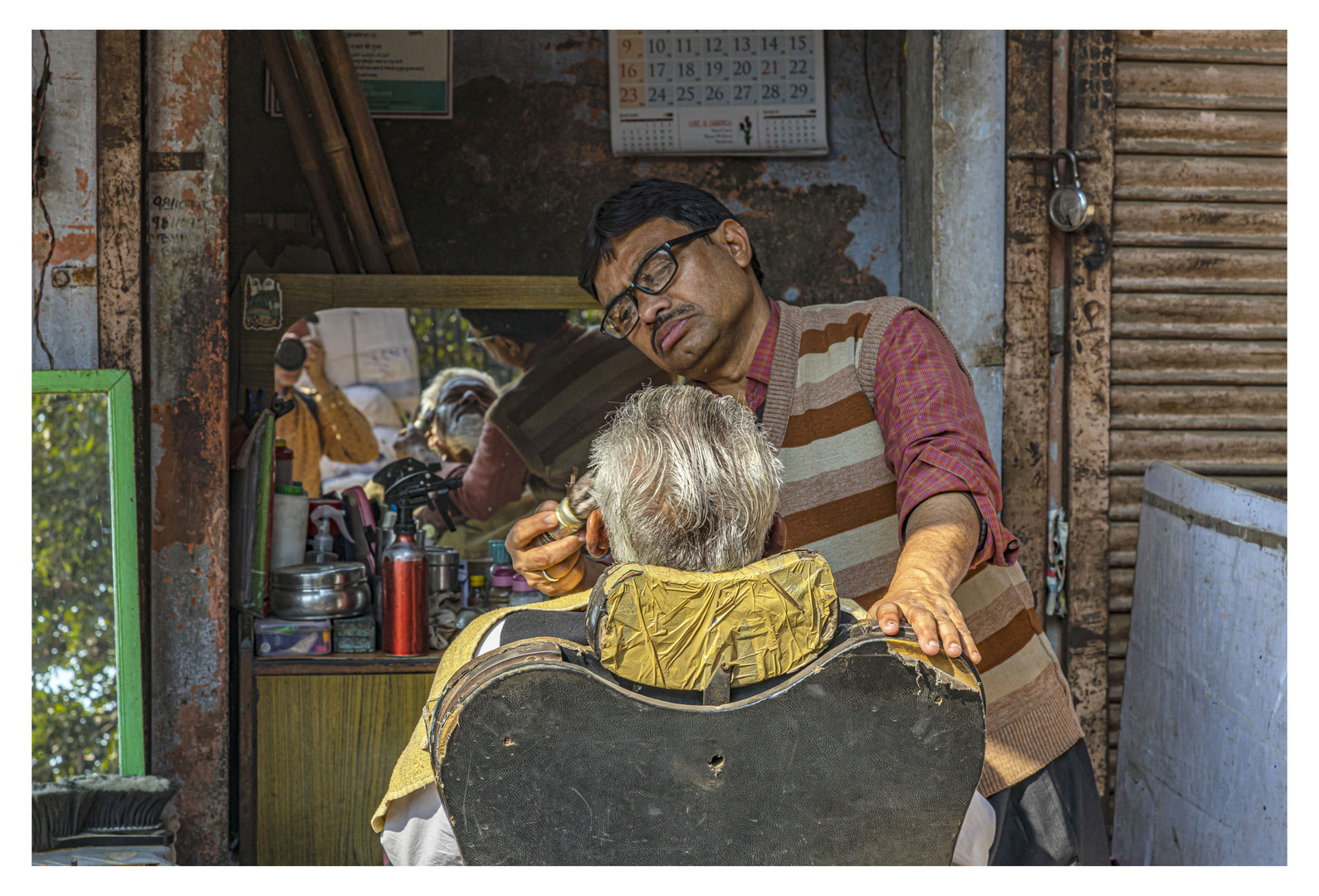 Der Barbier Foto & Bild asia, india, szene Bilder auf