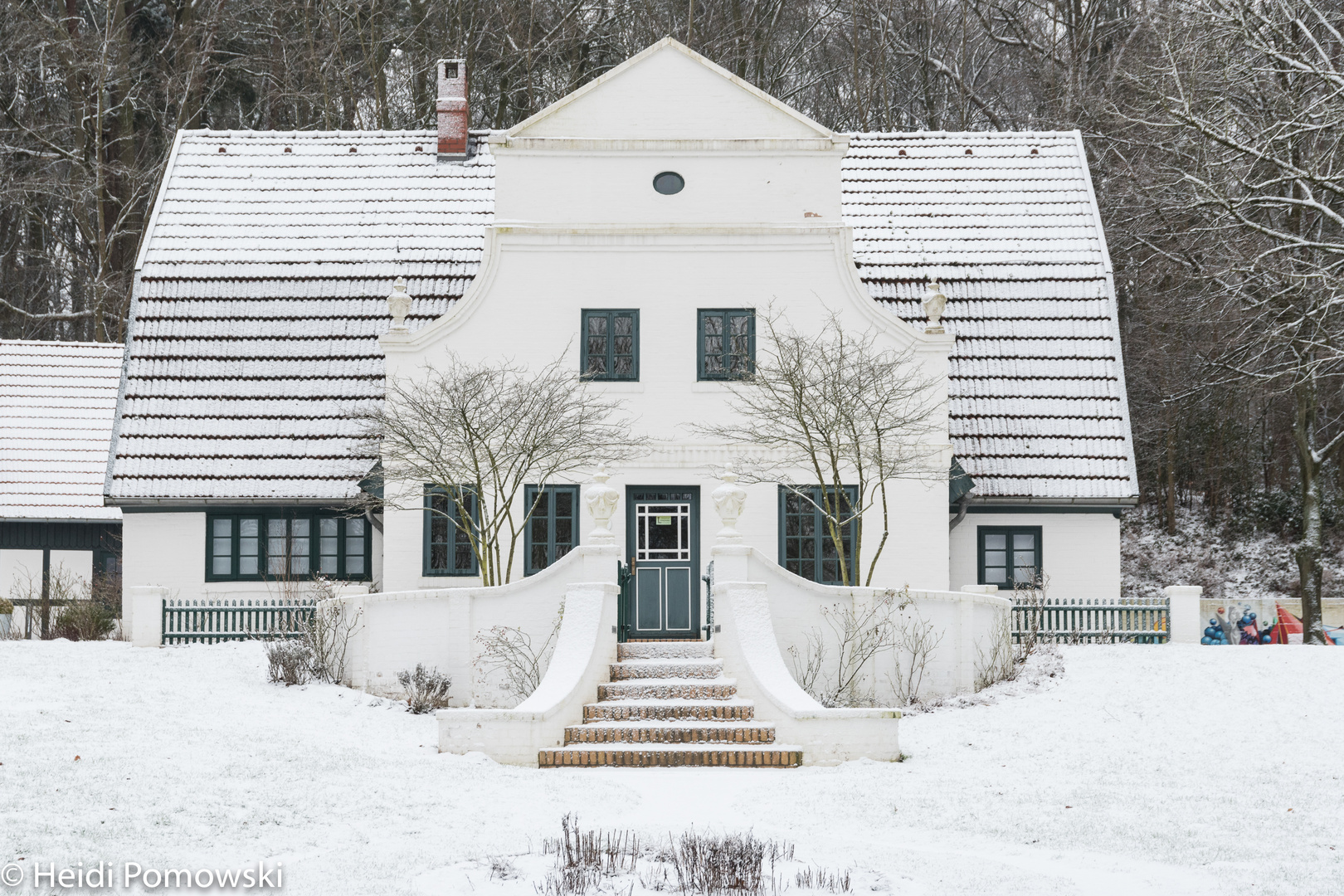 der Barkenhoff im Schneemantel