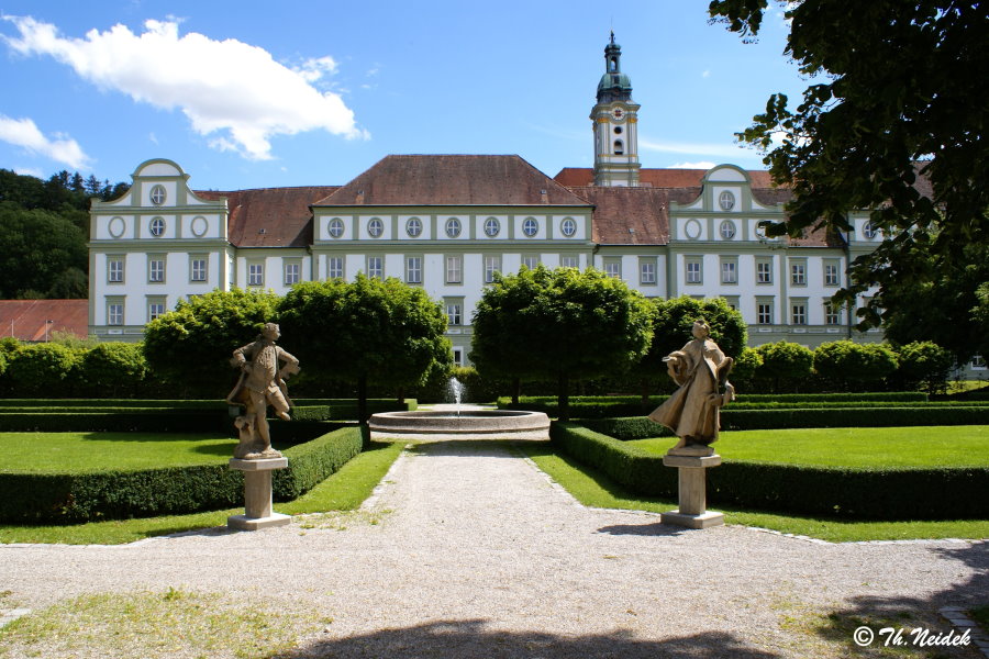  Der Barockgarten in Fürstenfeld, Fürstenfeldbruck, Bayern