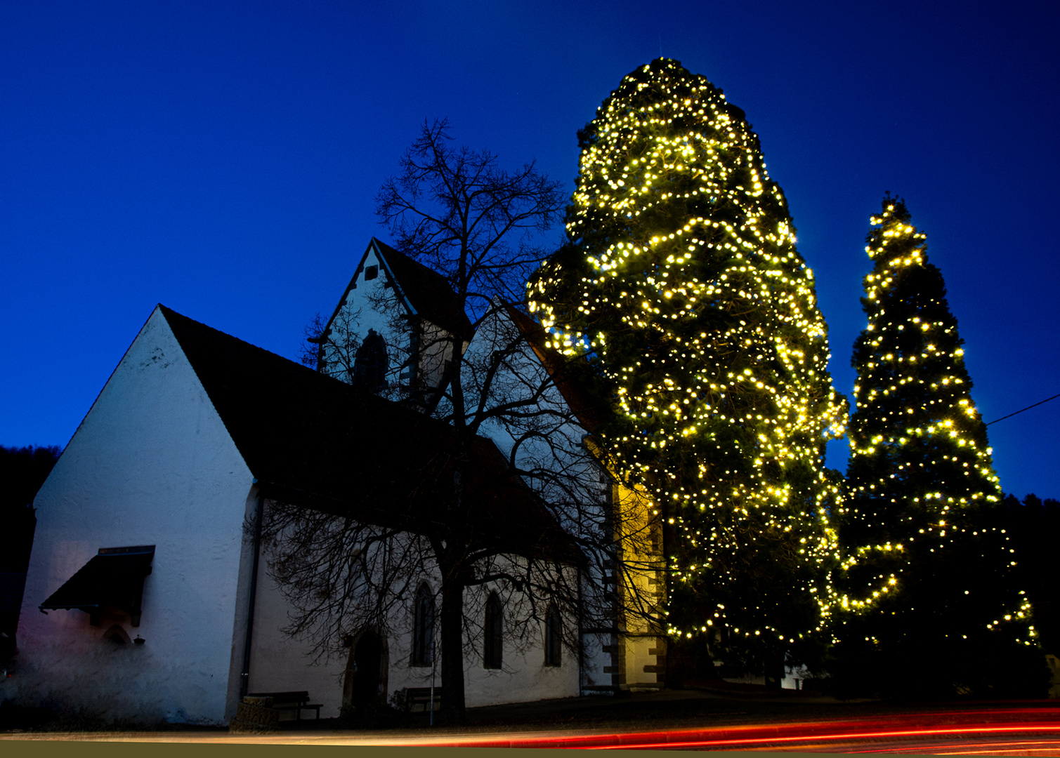 Der Baum brennt