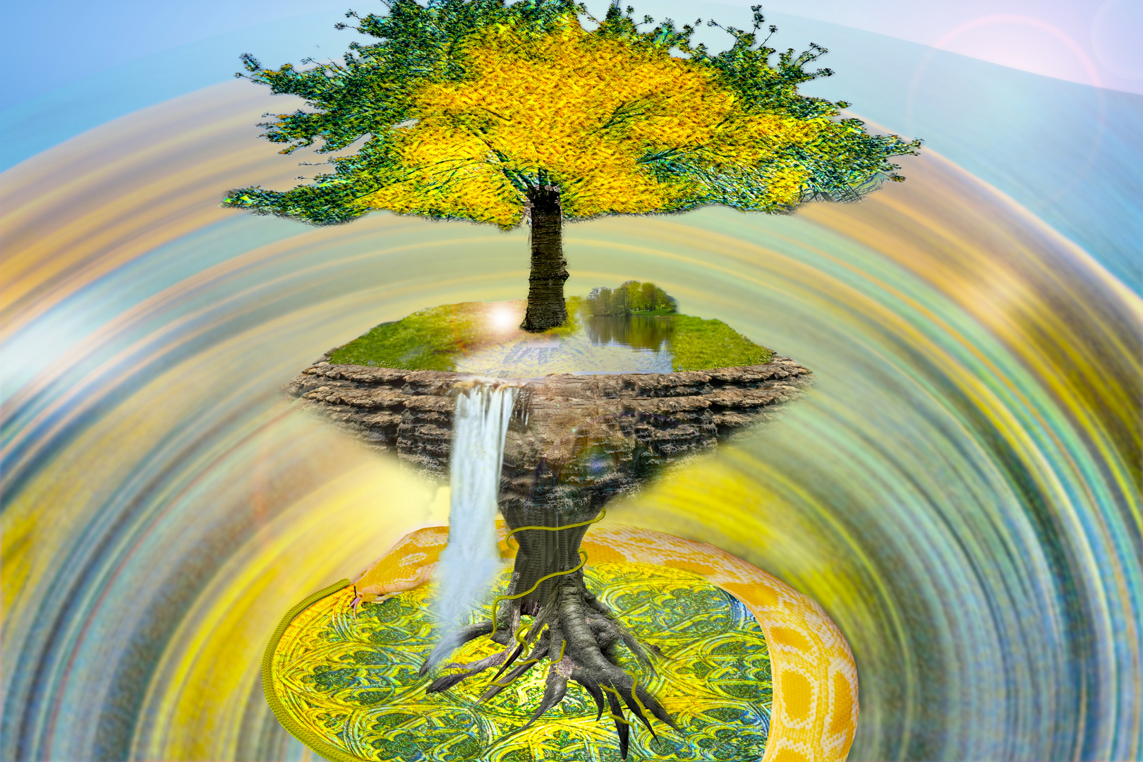 Der Baum des Lebens Foto & Bild fotomontage, composing , digiart