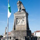 Der Bayrische Löwe an der Hafeneinfahrt in Lindau