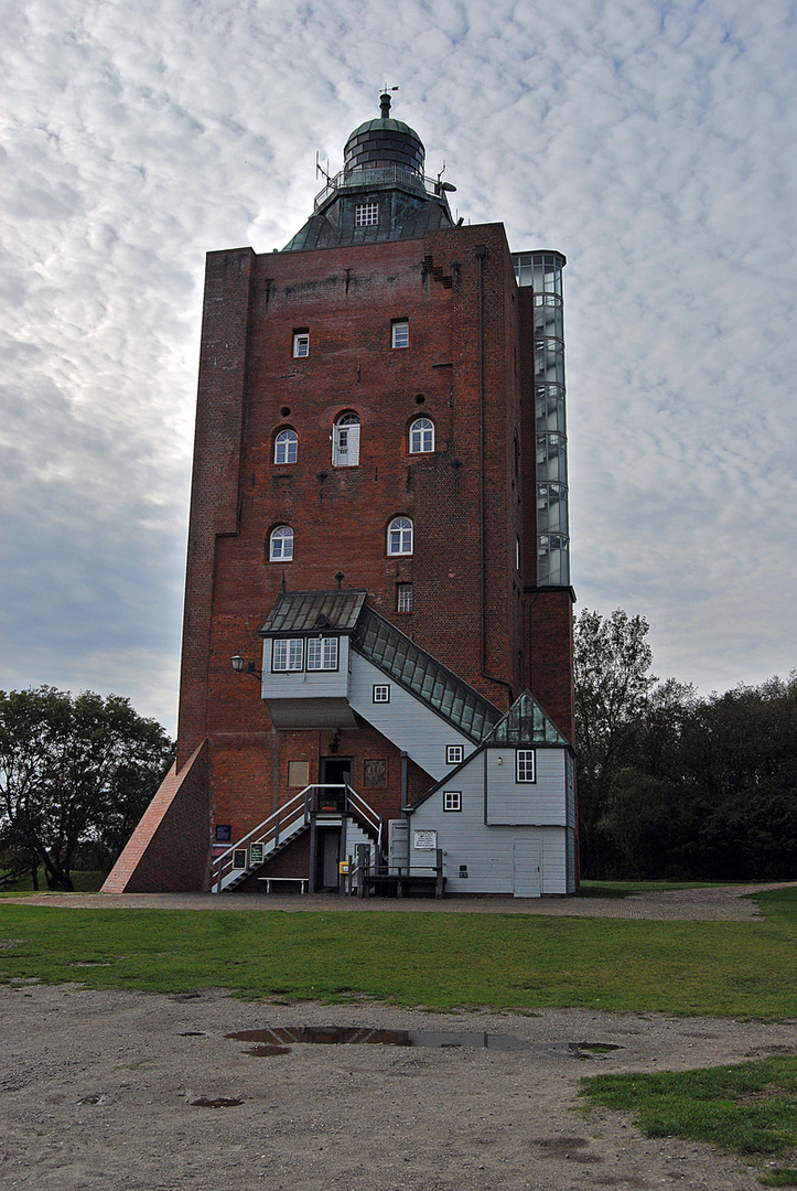 Der bekannte Leuchtturm der Insel Neuwerk