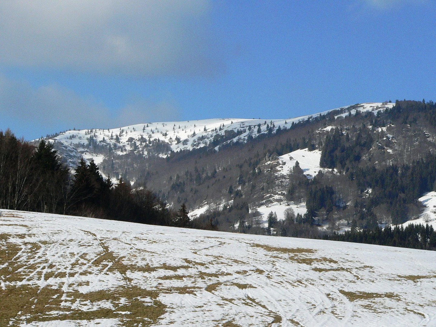 Der Belchen von SüdWest aus