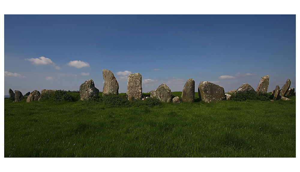 Der Beltany Stone Circle....