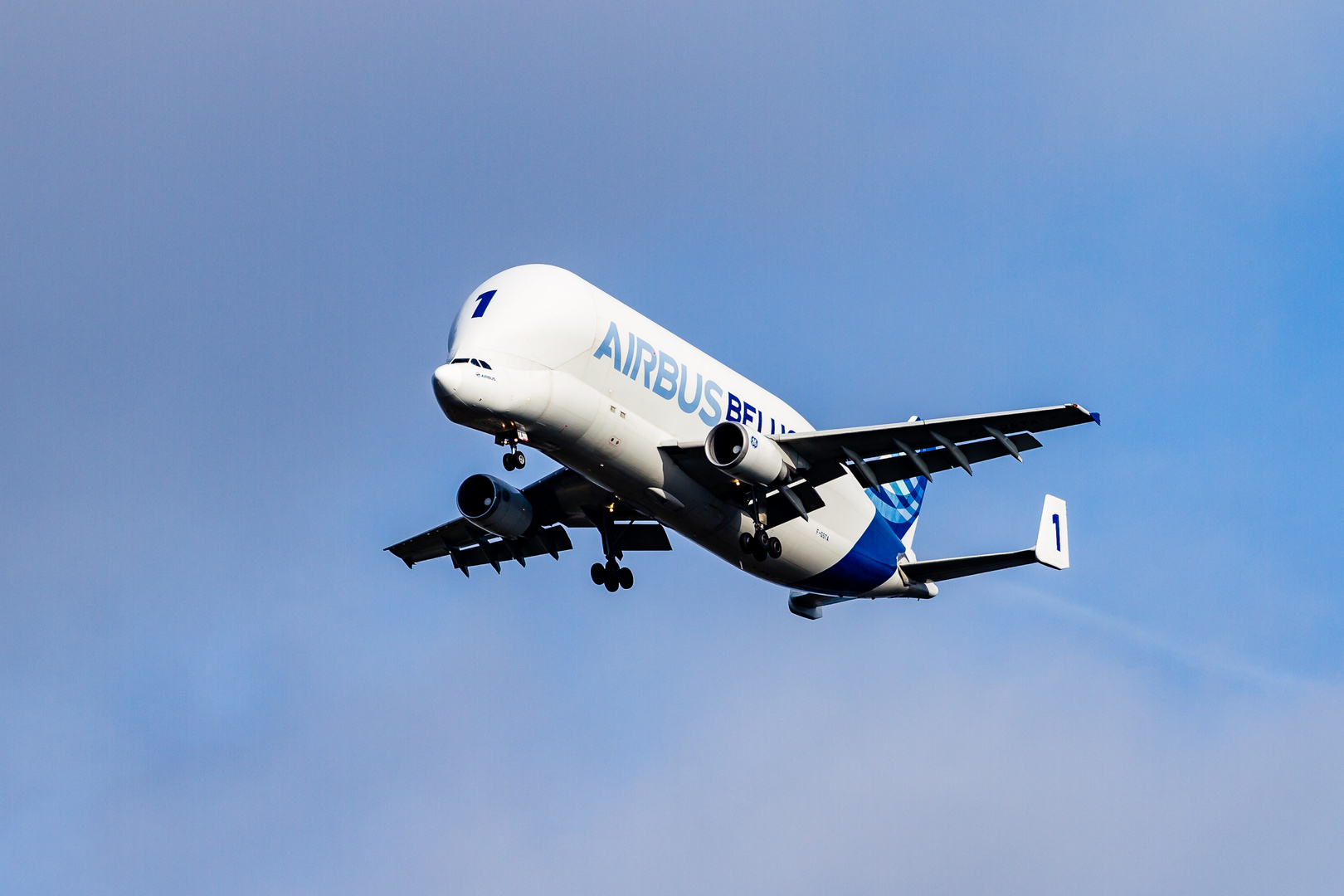 Der Beluga im Anflug