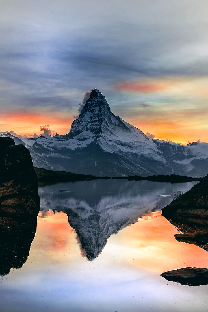 Der Berg der Berge im Spiegel