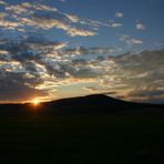 Der Berg der Kelten im Abendlicht