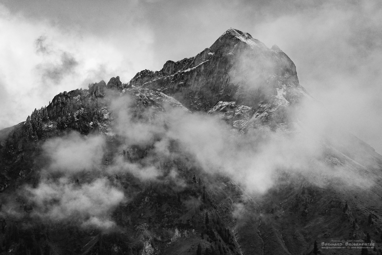 der Berg Giebel bei Hinterstein