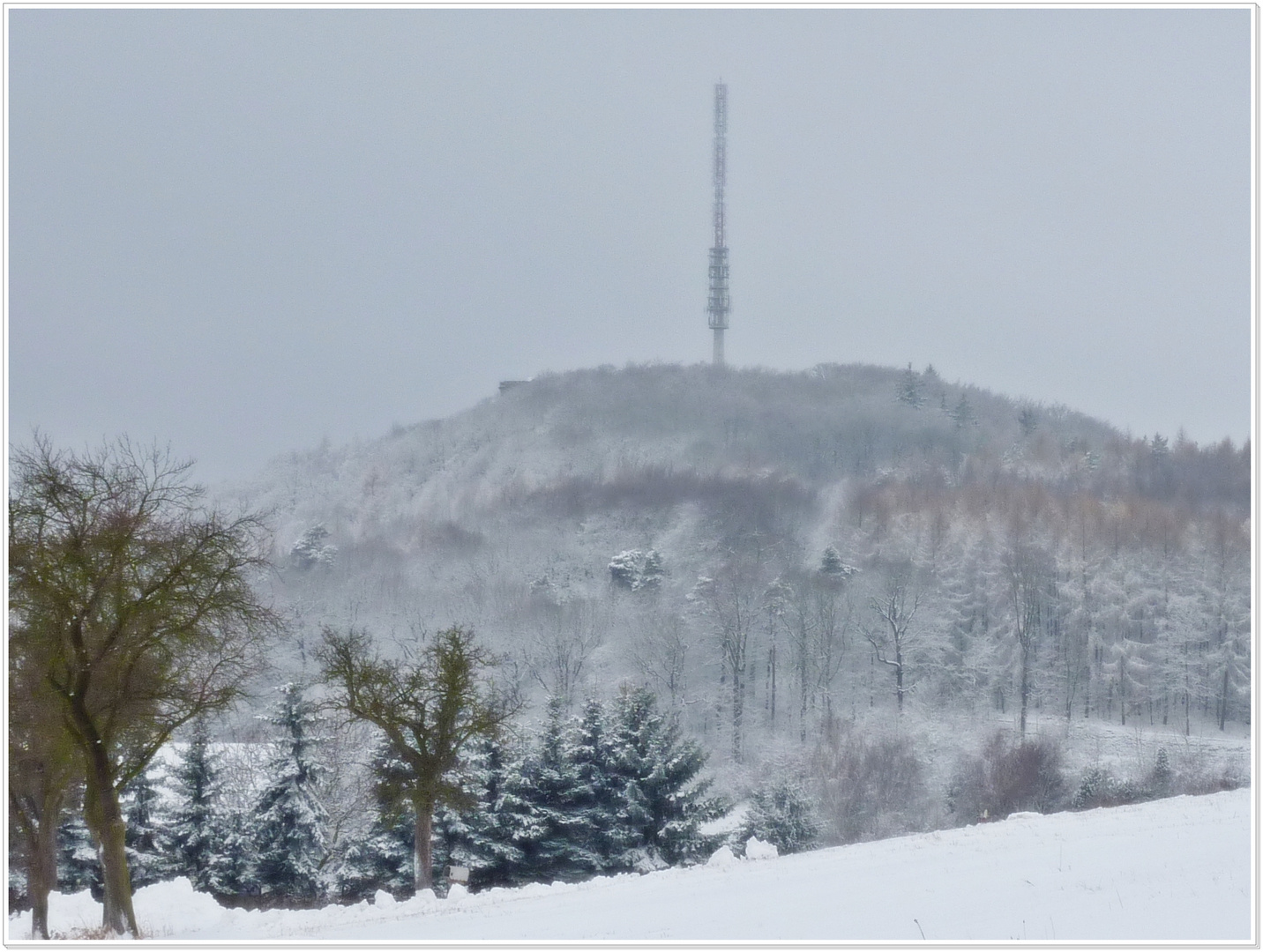 der Berg im Winter