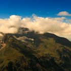 Der Berg in den Wolken