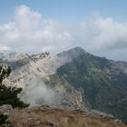 Der Berg Ipsarion im Wolkenbett