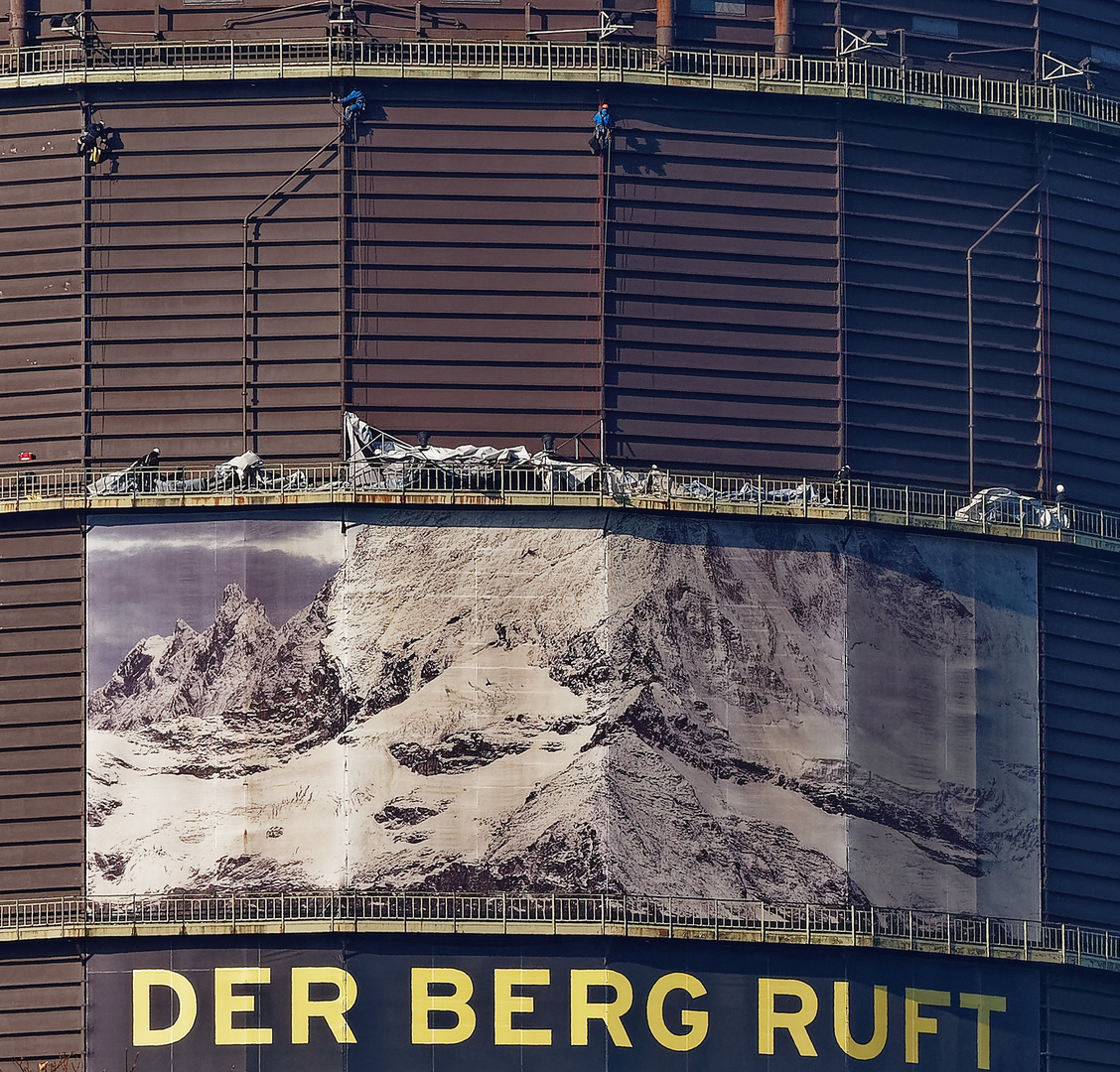 Der Berg ruft nicht mehr.....   Gasometer Oberhausen