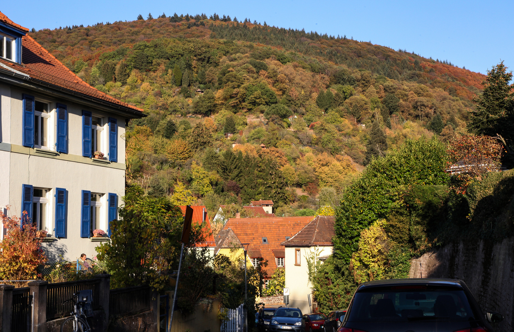 Der Berg wird bunt