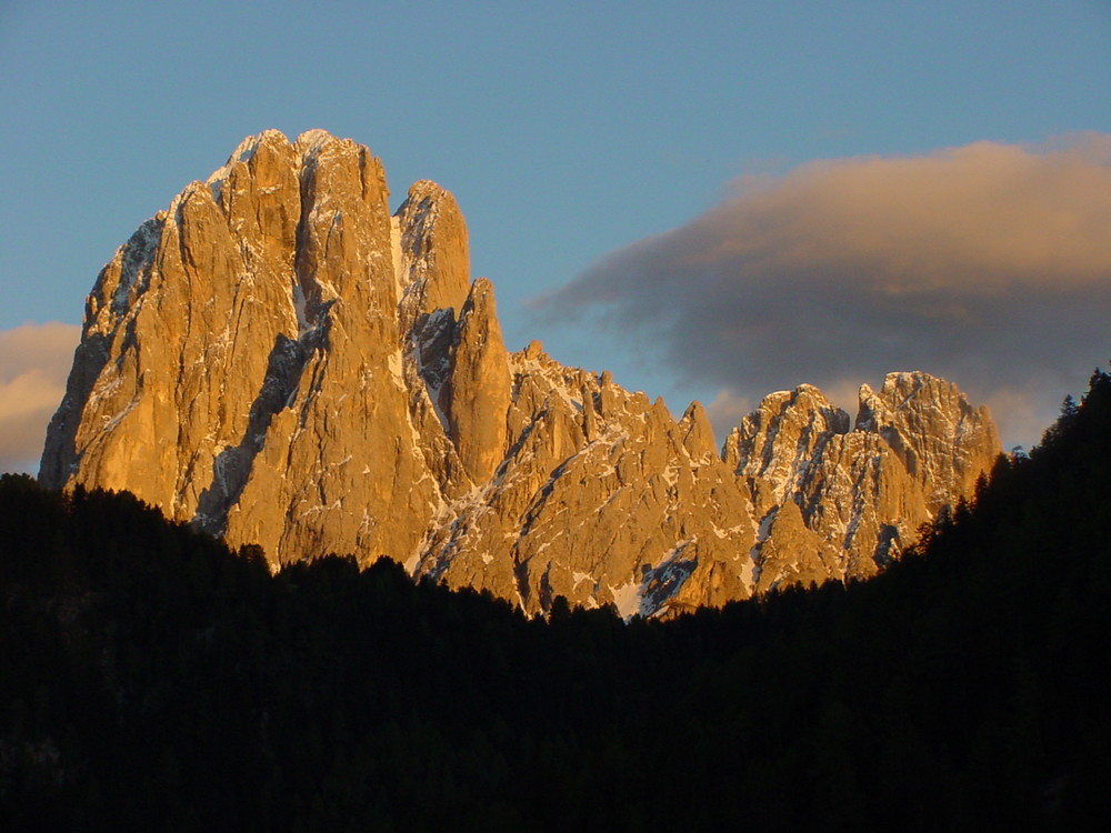 Der Berg"brennt"