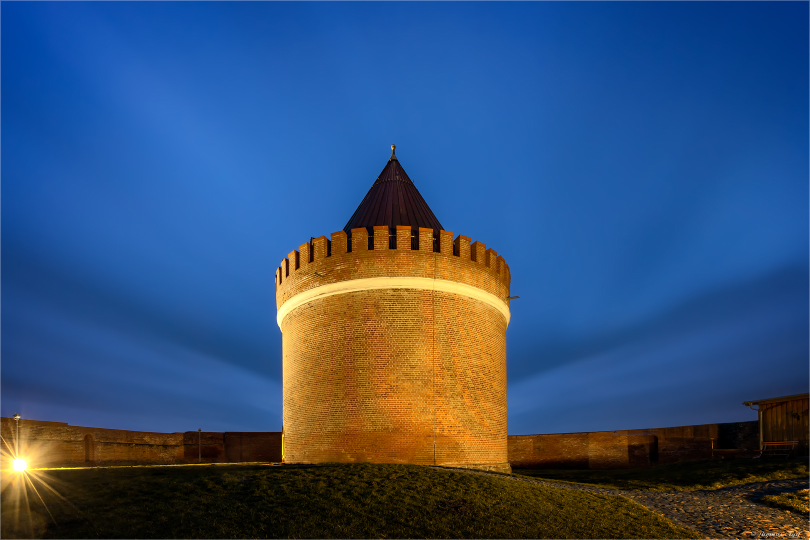 Der Bergfried der Burg Lindau...