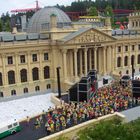 Der Berliner Reichstag während der Love Parade