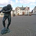 Der Berserker auf dem Darmstädter Marktplatz